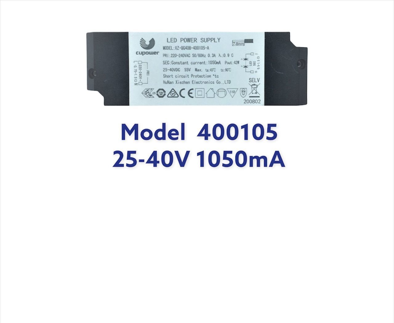 XZ-QG40B-4001050 40W 1050MA