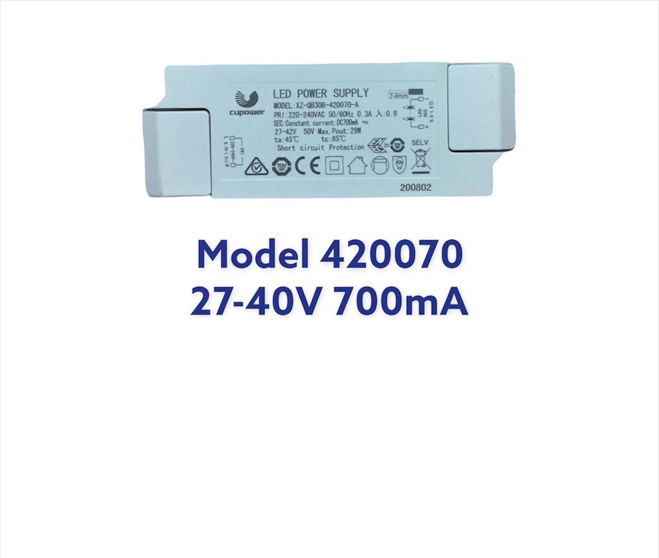 XZ-QB30B-420070 27-40V 29W 700mA