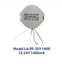 LA-PF-35Y-1400 35W 1400mA Yuvarlak Led Sürücüsü