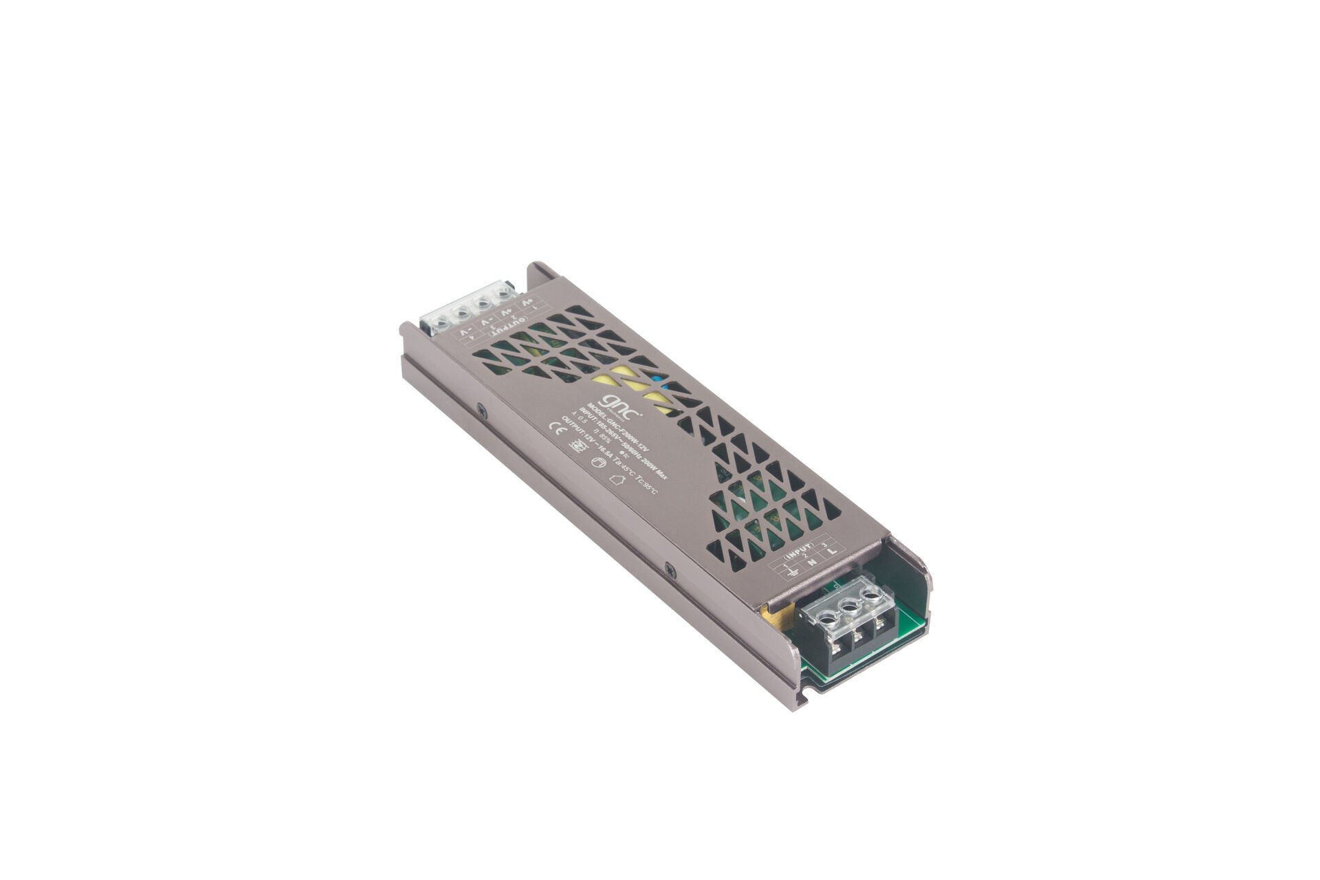 GNC-F-200W 12V SLİM GÜÇ KAYNAĞI