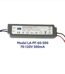 LA-PF-60-500 60W 500mA PF:>0.95 Sabit Akım LED Sürücüsü