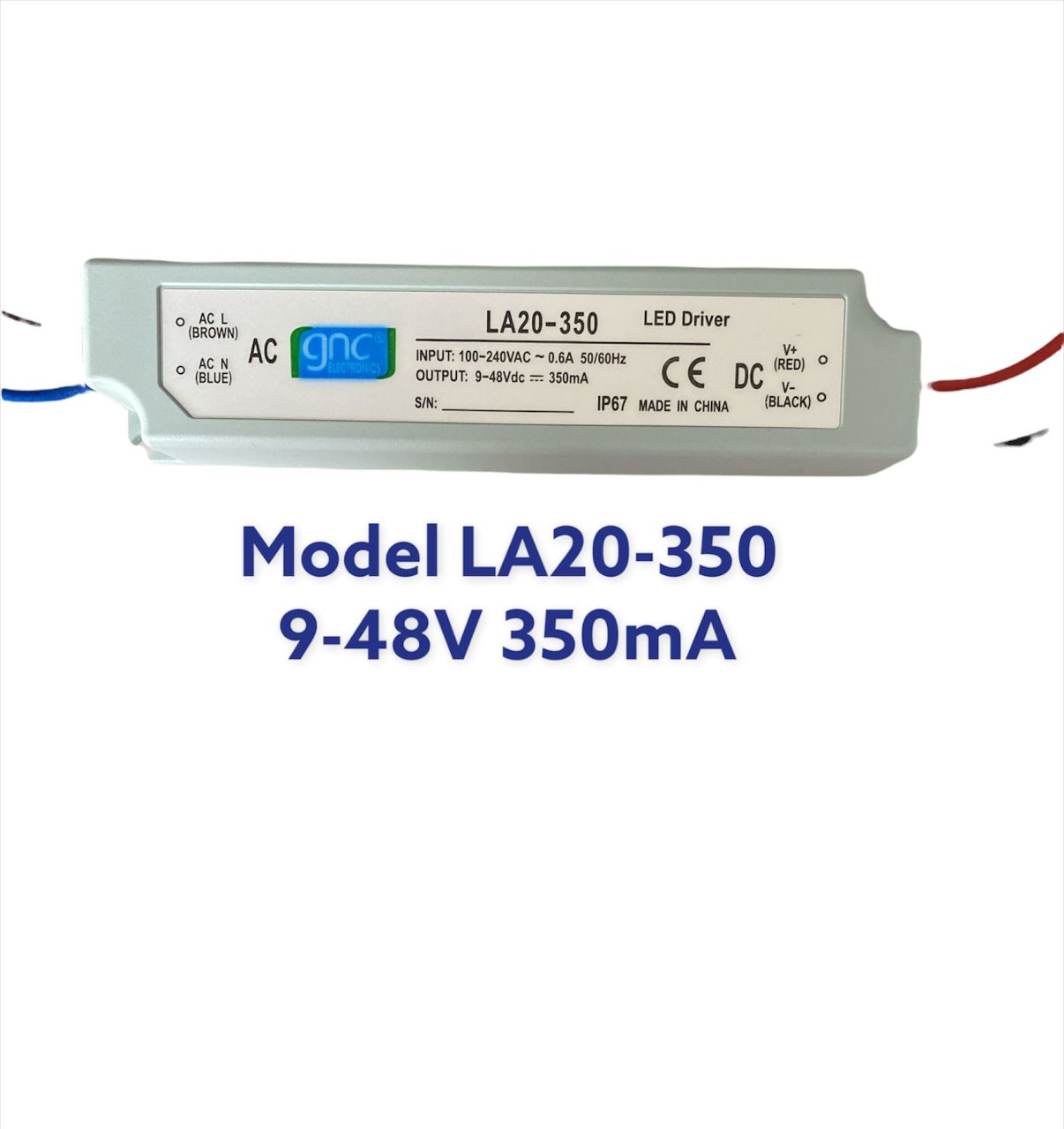 LA20-350 Sabit Akım 20W 350mA LED Sürücüsü