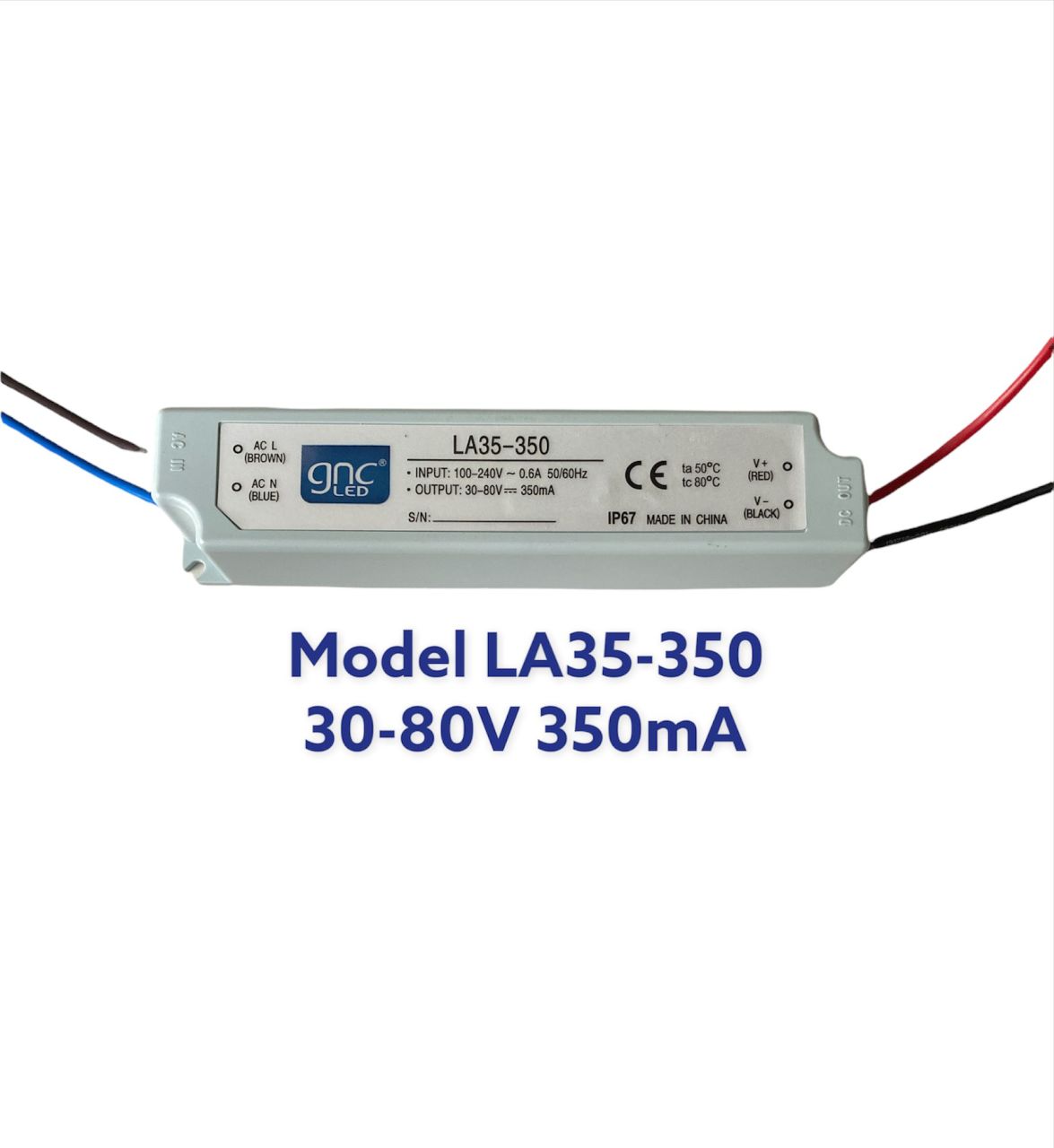 LA35-350 Sabit Akım 35W 350mA LED Sürücüsü
