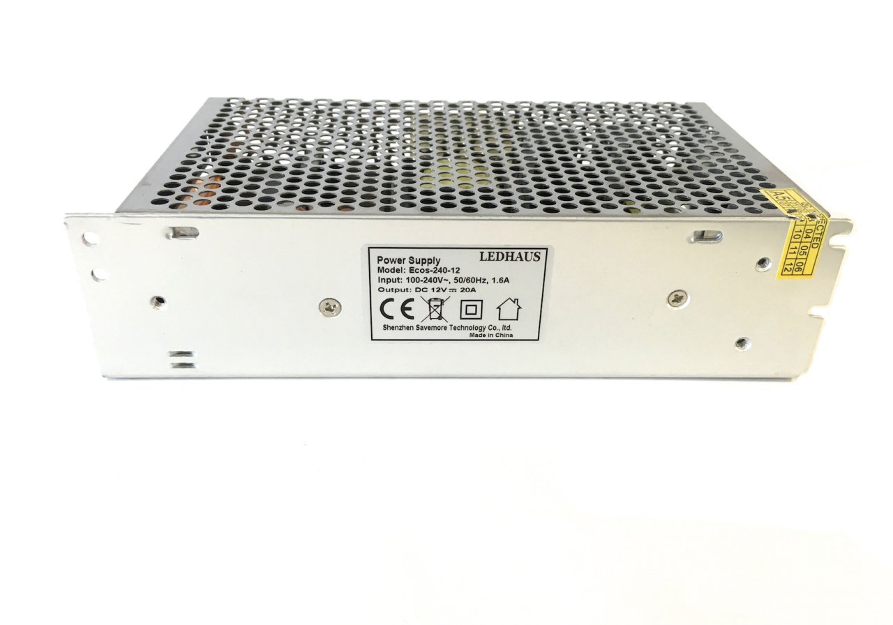 ECOS-240-48 240W 48VDC 5A Tek çıkışlı metal kasa