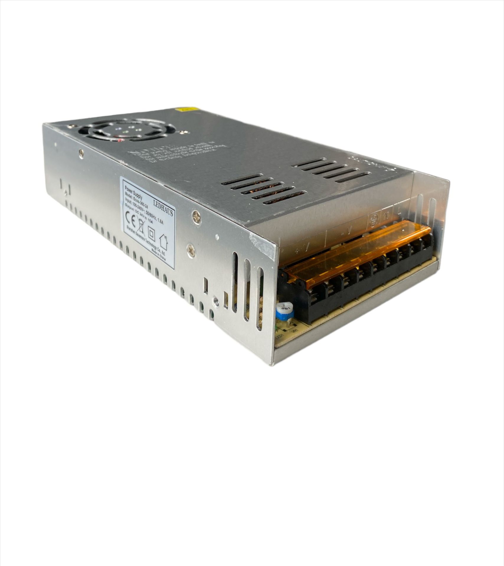 ECOS-360-24 360W 24VDC 15A Tek çıkışlı metal kasa